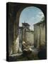 Interior Courtyard at Pontremoli-Guido Reni-Stretched Canvas