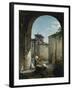 Interior Courtyard at Pontremoli-Guido Reni-Framed Giclee Print