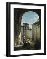 Interior Courtyard at Pontremoli-Guido Reni-Framed Giclee Print