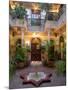 Interior Courtyard of Villa Des Orangers Hotel, Marrakesh, Morocco-null-Mounted Photographic Print