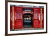 Interior Cow Street Niu Jie Mosque, Beijing, China for the Hui Minority Famous Moslem Mosque-William Perry-Framed Photographic Print