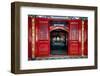 Interior Cow Street Niu Jie Mosque, Beijing, China for the Hui Minority Famous Moslem Mosque-William Perry-Framed Photographic Print