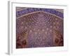 Interior Decorative Mosaic Tiling in the Chaharbach Mosque in Isfahan, Iran-null-Framed Photographic Print