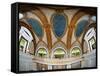 Interior Detail of Tiffany Dome, Marshall Field and Company Building, Chicago, Illinois, USA-null-Framed Stretched Canvas