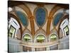 Interior Detail of Tiffany Dome, Marshall Field and Company Building, Chicago, Illinois, USA-null-Stretched Canvas