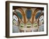 Interior Detail of Tiffany Dome, Marshall Field and Company Building, Chicago, Illinois, USA-null-Framed Premium Photographic Print