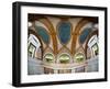 Interior Detail of Tiffany Dome, Marshall Field and Company Building, Chicago, Illinois, USA-null-Framed Photographic Print