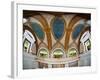 Interior Detail of Tiffany Dome, Marshall Field and Company Building, Chicago, Illinois, USA-null-Framed Photographic Print