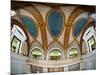 Interior Detail of Tiffany Dome, Marshall Field and Company Building, Chicago, Illinois, USA-null-Mounted Photographic Print