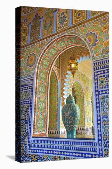 Interior Details of Continental Hotel, Tangier, Morocco, North Africa, Africa-Neil Farrin-Stretched Canvas