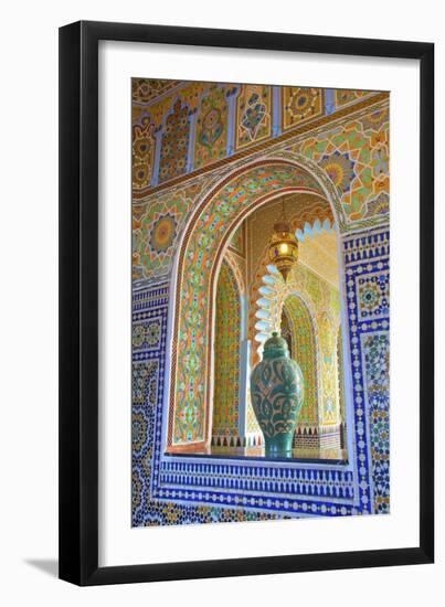 Interior Details of Continental Hotel, Tangier, Morocco, North Africa, Africa-Neil Farrin-Framed Premium Photographic Print