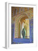 Interior Details of Continental Hotel, Tangier, Morocco, North Africa, Africa-Neil Farrin-Framed Photographic Print