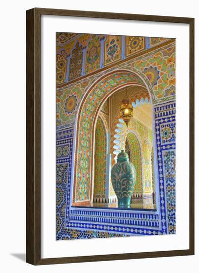 Interior Details of Continental Hotel, Tangier, Morocco, North Africa, Africa-Neil Farrin-Framed Photographic Print