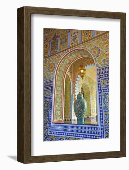 Interior Details of Continental Hotel, Tangier, Morocco, North Africa, Africa-Neil Farrin-Framed Photographic Print