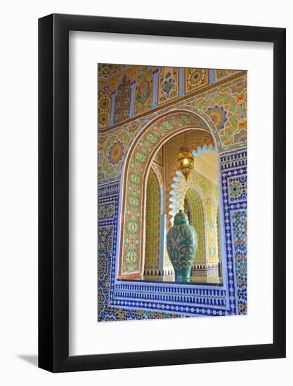 Interior Details of Continental Hotel, Tangier, Morocco, North Africa, Africa-Neil Farrin-Framed Photographic Print