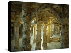 Interior, Dillawara Temple, Mount Abu, Rajasthan State, India-Sassoon Sybil-Stretched Canvas