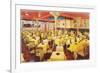 Interior, Dining Area with Palm Columns-null-Framed Premium Giclee Print