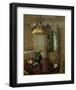 Interior Dining Room with Bouquet of Flowers-Félix Vallotton-Framed Giclee Print