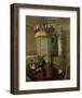 Interior Dining Room with Bouquet of Flowers-Félix Vallotton-Framed Giclee Print