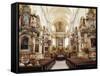 Interior, Dominican Church of the Holy Spirit, Dominikonu Street, Vilnius, Lithuania-Yadid Levy-Framed Stretched Canvas