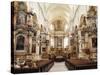 Interior, Dominican Church of the Holy Spirit, Dominikonu Street, Vilnius, Lithuania-Yadid Levy-Stretched Canvas