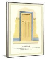 Interior Door and Trim-null-Framed Art Print