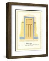 Interior Door and Trim-null-Framed Art Print