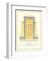 Interior Door and Trim-null-Framed Art Print