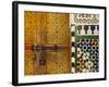 Interior Door Detail, Moulay Ismal Mousoleum, Medina, Meknes, Morocco-Doug Pearson-Framed Photographic Print