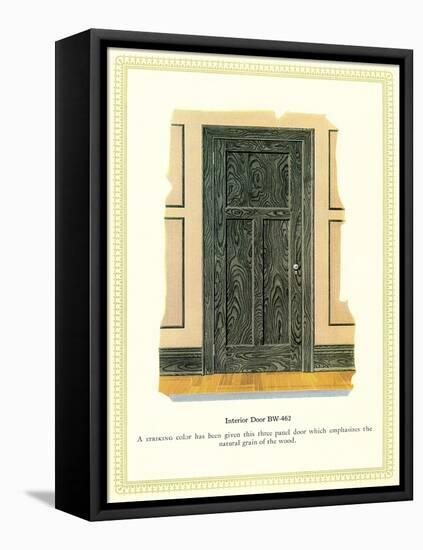 Interior Door-null-Framed Stretched Canvas