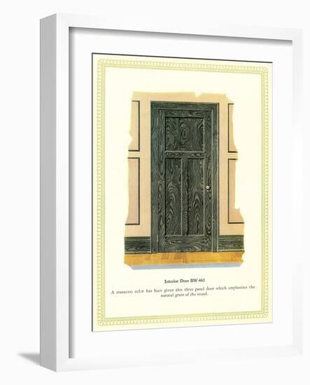 Interior Door-null-Framed Art Print