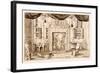 Interior, Drawing Room from Cornelio Meyer Nuovi Ritrovamenti 1696, Etching-Cornelis Jansz. Meyer-Framed Giclee Print