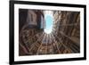 Interior Fish Eye View of La Pedrera (Casa Mila)-James Emmerson-Framed Photographic Print