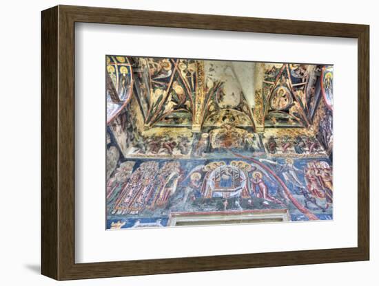 Interior Frescoes, Moldovita Monastery, 1532, Vatra Moldovitei, Suceava County, Romania-Richard Maschmeyer-Framed Photographic Print