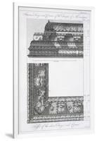 Interior Frieze and Cornice of the Temple of Aesculapius-Robert Adam-Framed Giclee Print