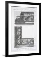 Interior Frieze and Cornice of the Temple of Aesculapius-Robert Adam-Framed Giclee Print