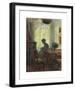 Interior from the artist's home-Michael Ancher-Framed Premium Giclee Print