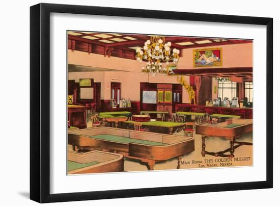 Interior, Golden Nugget, Las Vegas, Nevada-null-Framed Art Print