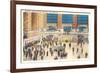 Interior, Grand Central Station, New York City-null-Framed Premium Giclee Print