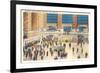 Interior, Grand Central Station, New York City-null-Framed Premium Giclee Print