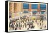 Interior, Grand Central Station, New York City-null-Framed Stretched Canvas