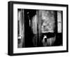 Interior Hallway and Graffiti: "Picasso Was Here," Bateau Lavoir, Montmartre-Gjon Mili-Framed Photographic Print