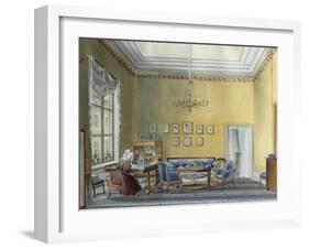 Interior in E Boratynsky's House, Moscow, Russia, 1830S-null-Framed Giclee Print