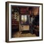 Interior in Seljord, 1890 oil on panel-Fritz Thaulow-Framed Giclee Print