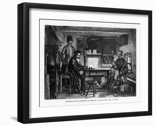 Interior in the Government of Pultowa, Central Ukraine, 1879-null-Framed Giclee Print