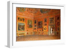 Interior in the Medici Palace-M. Romani-Framed Giclee Print