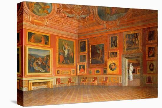 Interior in the Medici Palace-M. Romani-Stretched Canvas
