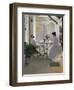 Interior in the Open Air-Ramon Casas Carbo-Framed Art Print