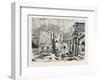 Interior in the Temple of Medinet Haboo. Egypt, 1879-null-Framed Giclee Print