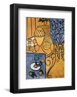 Interior in Yellow and Blue, 1946-Henri Matisse-Framed Art Print